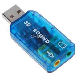 Virtual 5.1-Surround USB 2.0 External Sound Card image